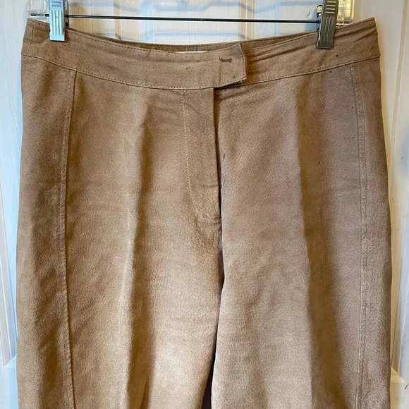 Chadwick’s 100% Leather Straight Leg Pants Women Size 8 - Picture 7 of 9